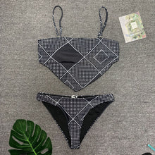 Load image into Gallery viewer, New Printed Bikini Sexy Lady Multicolor Split Swimwear