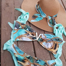 Load image into Gallery viewer, New Sexy Holiday Style Ethnic Print Bikini
