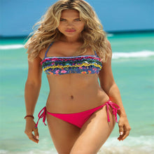 Load image into Gallery viewer, New Split Bikini Fashion Flash Print Swimsuit