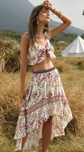 Load image into Gallery viewer, Beach Holiday Top + Skirt Bohemian Women's Two-Piece Suit