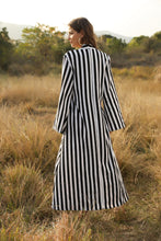 Load image into Gallery viewer, Stylish Women's Big Striped Comfortable Ultra-long Shirt Single-button Edgy Shirt
