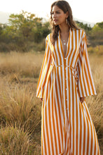 Load image into Gallery viewer, Stylish Women's Big Striped Comfortable Ultra-long Shirt Single-button Edgy Shirt