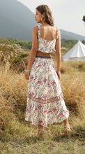 Load image into Gallery viewer, Beach Holiday Top + Skirt Bohemian Women's Two-Piece Suit