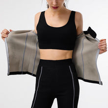 Load image into Gallery viewer, Women's Large Size Sweat Suit Belly Puffing Pants Women's Sweat Sports Top Composite Sweat Running Yoga Suit