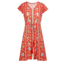 Load image into Gallery viewer, Tunics for Women's Tunic Beach New Summer Print Swimsuit Beach Dress