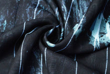 Load image into Gallery viewer, Summer Women's Beach Sun Protection Bikini Blouse Printed V-neck Bat Sleeve Dress