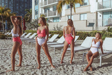 Load image into Gallery viewer, New Multicolor Printed Hollow One-piece Swimsuit