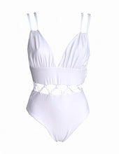 Load image into Gallery viewer, New Multicolor Printed Hollow One-piece Swimsuit