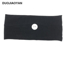 Load image into Gallery viewer, Sports Yoga Fitness Buns with Button Mask Anti-restraint Headband Solid Color Parent-child Couple Dress