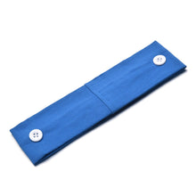 Load image into Gallery viewer, Solid Color Button Mask Hair Band Anti-strangulation Cotton Elastic Yoga Fitness for Men and Women Sports Wash Hair Accessories Can Be Customized