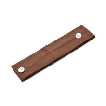 Load image into Gallery viewer, Solid Color Button Mask Hair Band Anti-strangulation Cotton Elastic Yoga Fitness for Men and Women Sports Wash Hair Accessories Can Be Customized