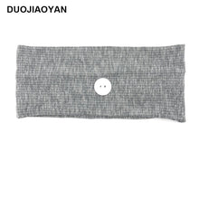 Load image into Gallery viewer, Sports Yoga Fitness Buns with Button Mask Anti-restraint Headband Solid Color Parent-child Couple Dress