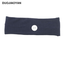 Load image into Gallery viewer, Sports Yoga Fitness Buns with Button Mask Anti-restraint Headband Solid Color Parent-child Couple Dress