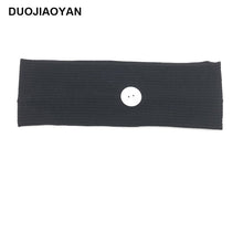 Load image into Gallery viewer, Sports Yoga Fitness Buns with Button Mask Anti-restraint Headband Solid Color Parent-child Couple Dress