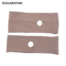 Load image into Gallery viewer, Sports Yoga Fitness Buns with Button Mask Anti-restraint Headband Solid Color Parent-child Couple Dress