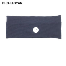 Load image into Gallery viewer, Sports Yoga Fitness Buns with Button Mask Anti-restraint Headband Solid Color Parent-child Couple Dress