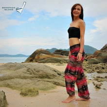 Load image into Gallery viewer, Printed Ethnic Style Elastic Waist Large Size Wide-leg Bloomers