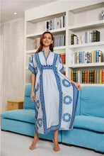 Load image into Gallery viewer, New Four-way Stretch Printing Loose Casual Cover up