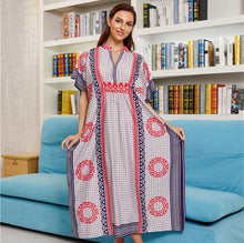 Load image into Gallery viewer, New Four-way Stretch Printing Loose Casual Cover up