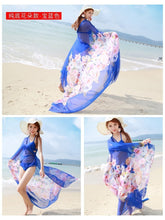 Load image into Gallery viewer, 24 Color Printed Shawl Seaside Sunscreen Beach Towel Scarves