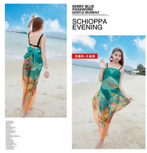 Load image into Gallery viewer, 24 Color Printed Shawl Seaside Sunscreen Beach Towel Scarves
