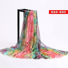 Load image into Gallery viewer, 24 Color Printed Shawl Seaside Sunscreen Beach Towel Scarves