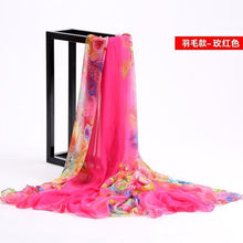 Load image into Gallery viewer, 24 Color Printed Shawl Seaside Sunscreen Beach Towel Scarves