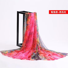Load image into Gallery viewer, 24 Color Printed Shawl Seaside Sunscreen Beach Towel Scarves