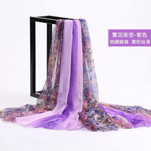 Load image into Gallery viewer, 24 Color Printed Shawl Seaside Sunscreen Beach Towel Scarves