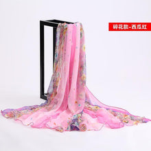 Load image into Gallery viewer, 24 Color Printed Shawl Seaside Sunscreen Beach Towel Scarves
