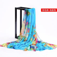 Load image into Gallery viewer, 24 Color Printed Shawl Seaside Sunscreen Beach Towel Scarves
