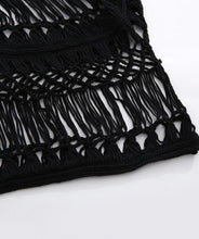 Load image into Gallery viewer, Handmade Hook Flower Beach Blouse Holiday Sun Protection Cover Up