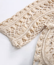 Load image into Gallery viewer, Handmade Hook Flower Beach Blouse Holiday Sun Protection Cover Up