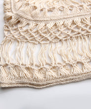 Load image into Gallery viewer, Handmade Hook Flower Beach Blouse Holiday Sun Protection Cover Up