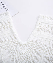 Load image into Gallery viewer, Handmade Hook Flower Beach Blouse Holiday Sun Protection Cover Up