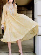 Load image into Gallery viewer, Bohemian Holiday Style Loose Two-piece Long Dress