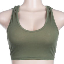 Load image into Gallery viewer, U-neck Bare Midriff Sports Bras