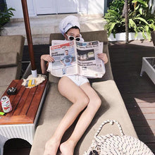 Load image into Gallery viewer, Sexy Straps Solid Color Beach Swimsuit Bikini