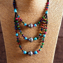 Load image into Gallery viewer, Personality color stone sweater chain women's classical wind long necklace