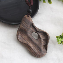 Load image into Gallery viewer, National style retro long sweater chain necklace handmade wooden pendant costume pendant