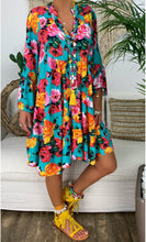 Load image into Gallery viewer, Printed Long Sleeved Midi Dress