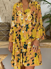 Load image into Gallery viewer, Printed Long Sleeved Midi Dress