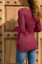 Load image into Gallery viewer, Long-sleeved Solid Color Sweater Top Casual Bottoming Sweater