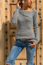 Load image into Gallery viewer, Long-sleeved Solid Color Sweater Top Casual Bottoming Sweater