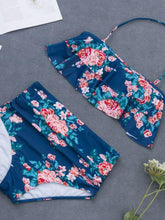 Load image into Gallery viewer, High Waist Bathing Suit Plus Size Swimwear Push Up Bikini Set Vintage Beach Wear