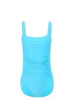Load image into Gallery viewer, Boat Neck Plain One Piece Swimwear