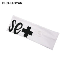 Load image into Gallery viewer, Elastic Milk Silk Nurse Button Mask Bundle Hairband Sports Yoga Headband Hair Ornaments