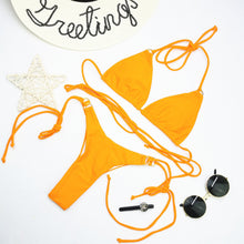 Load image into Gallery viewer, Sexy Bikini Straps Split Swimsuit Girl