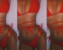 Load image into Gallery viewer, Sexy Bikini Straps Split Swimsuit Girl