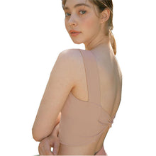 Load image into Gallery viewer, Solid Color Yoga Sports Vest Female Beauty Back Wrapped Chest Shock-proof Quick Dry Sling Pula Raised Bulletbar